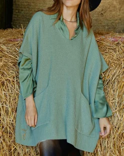Pull en Laine & Cachemire mélangés Naos amande-Lauren Vidal