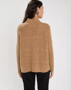 Femme Lauren Vidal Pulls^Pull en Laine & Cachemire Nox ocre