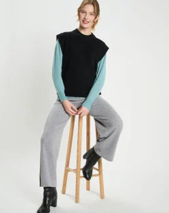 Femme Galeries Lafayette Pulls^Pull en Laine & Cachemire Solal noir