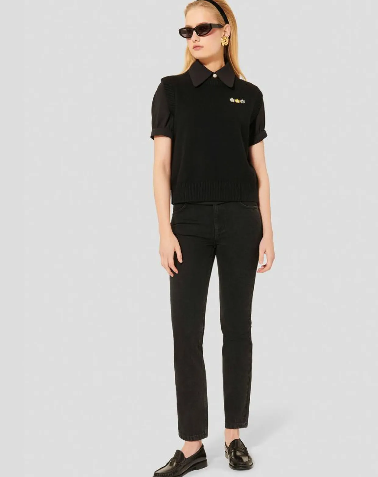 Femme Tara Jarmon Pulls^Pull en Laine & Coton Bio Pimprenelle charcoal