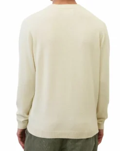 Homme Marc O'Polo Pulls^Pull en Laine & Coton écru