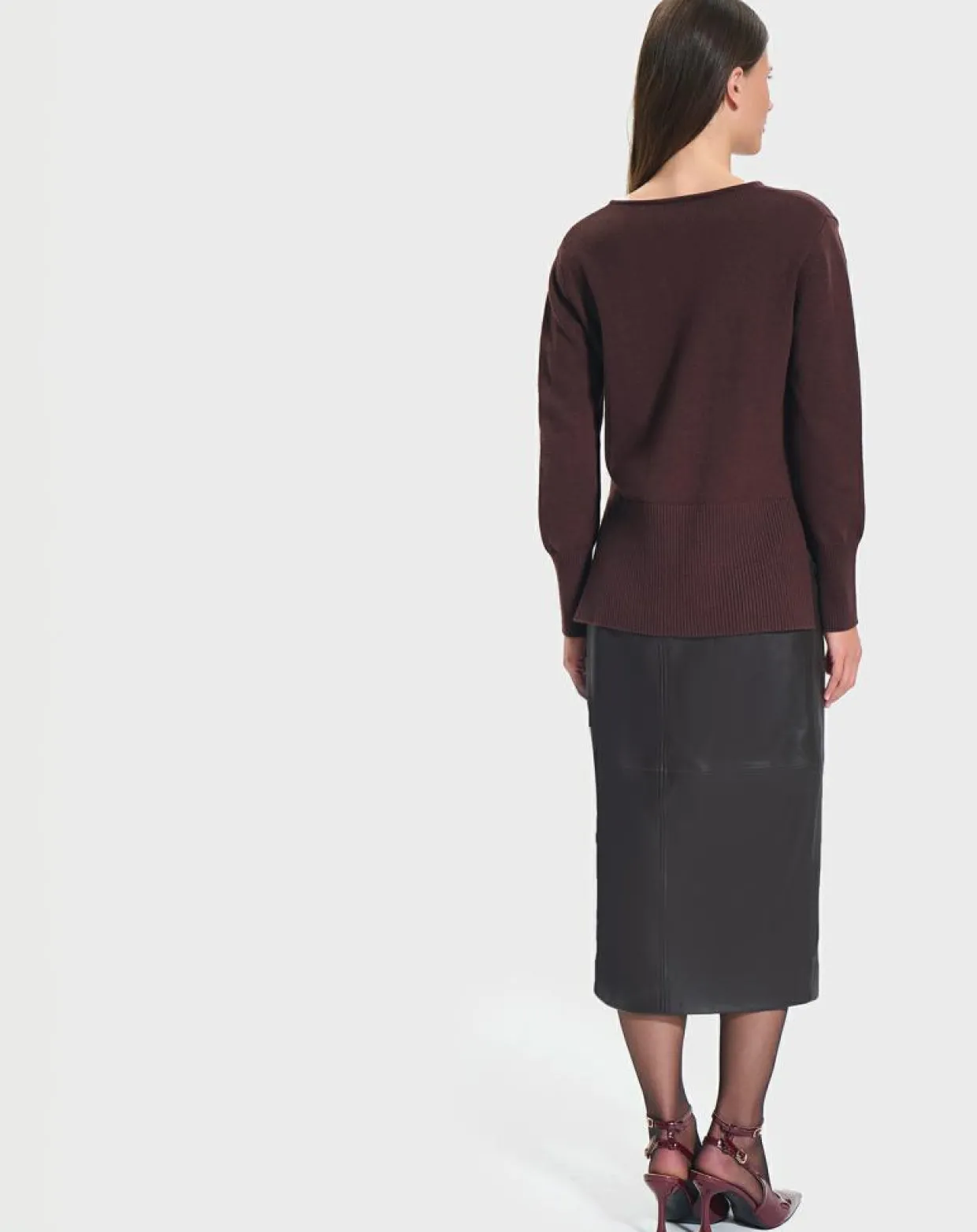 Femme Zapa Pulls^Pull en Laine & Coton Nalani chocolat