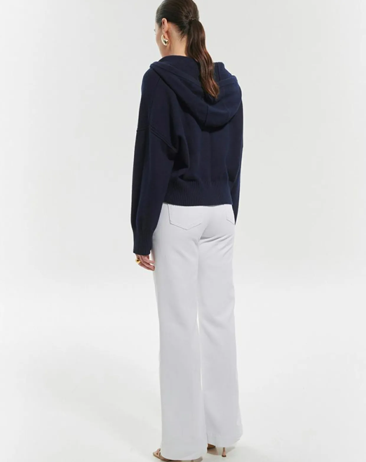 Femme Zapa Pulls^Pull en Laine & Coton Nicky nocturne