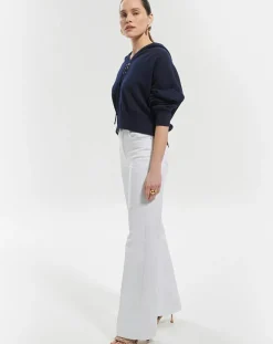 Femme Zapa Pulls^Pull en Laine & Coton Nicky nocturne