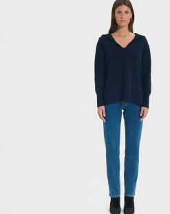 Pull en Laine & Coton Novalie nocturne-Zapa Sale