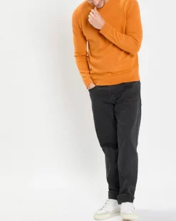 Homme Marc O'Polo Pulls^Pull en Laine & Coton orange