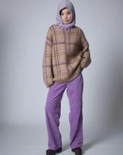 Femme Manoush Pulls^Pull en Laine & Mohair mélangés Oversize Maille Carreaux unique