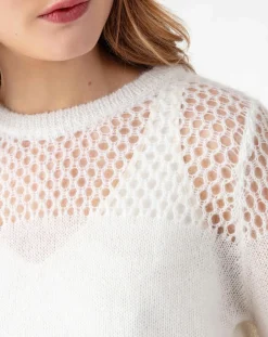 Femme Indies Pulls^Pull en Laine & Mohair mélangés Cleo ecru
