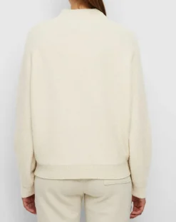 Femme Marc O'Polo Pulls^Pull en Laine bouclée col cheminé écru