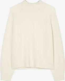 Femme Marc O'Polo Pulls^Pull en Laine bouclée col cheminé écru