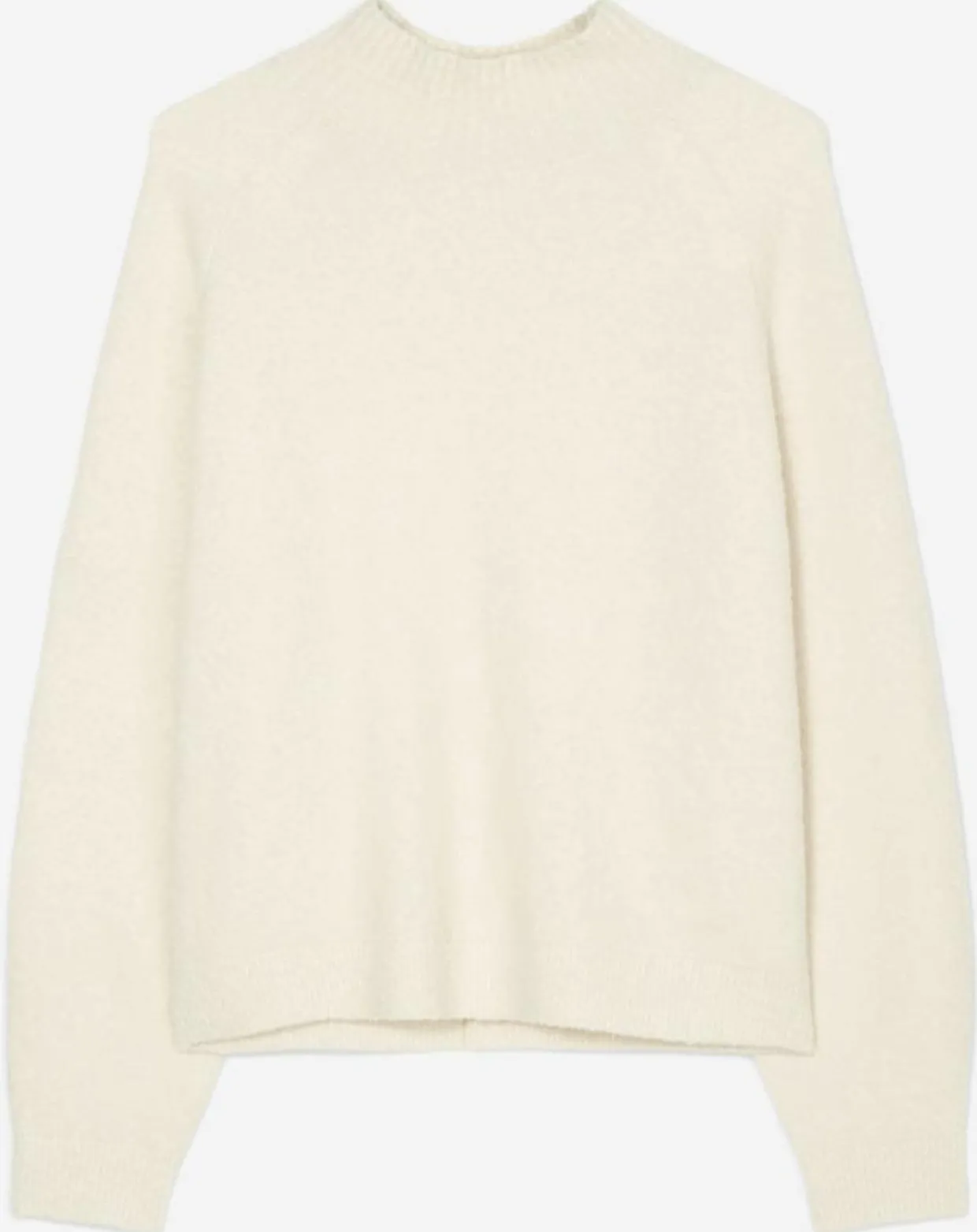 Femme Marc O'Polo Pulls^Pull en Laine bouclée col cheminé écru