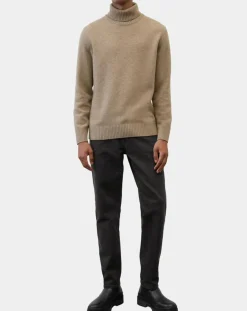 Pull en Laine d'Agneau mélangée beige-Marc O'Polo Outlet