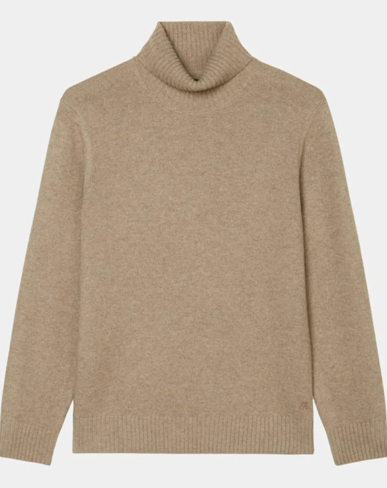 Pull en Laine d'Agneau mélangée beige-Marc O'Polo Outlet