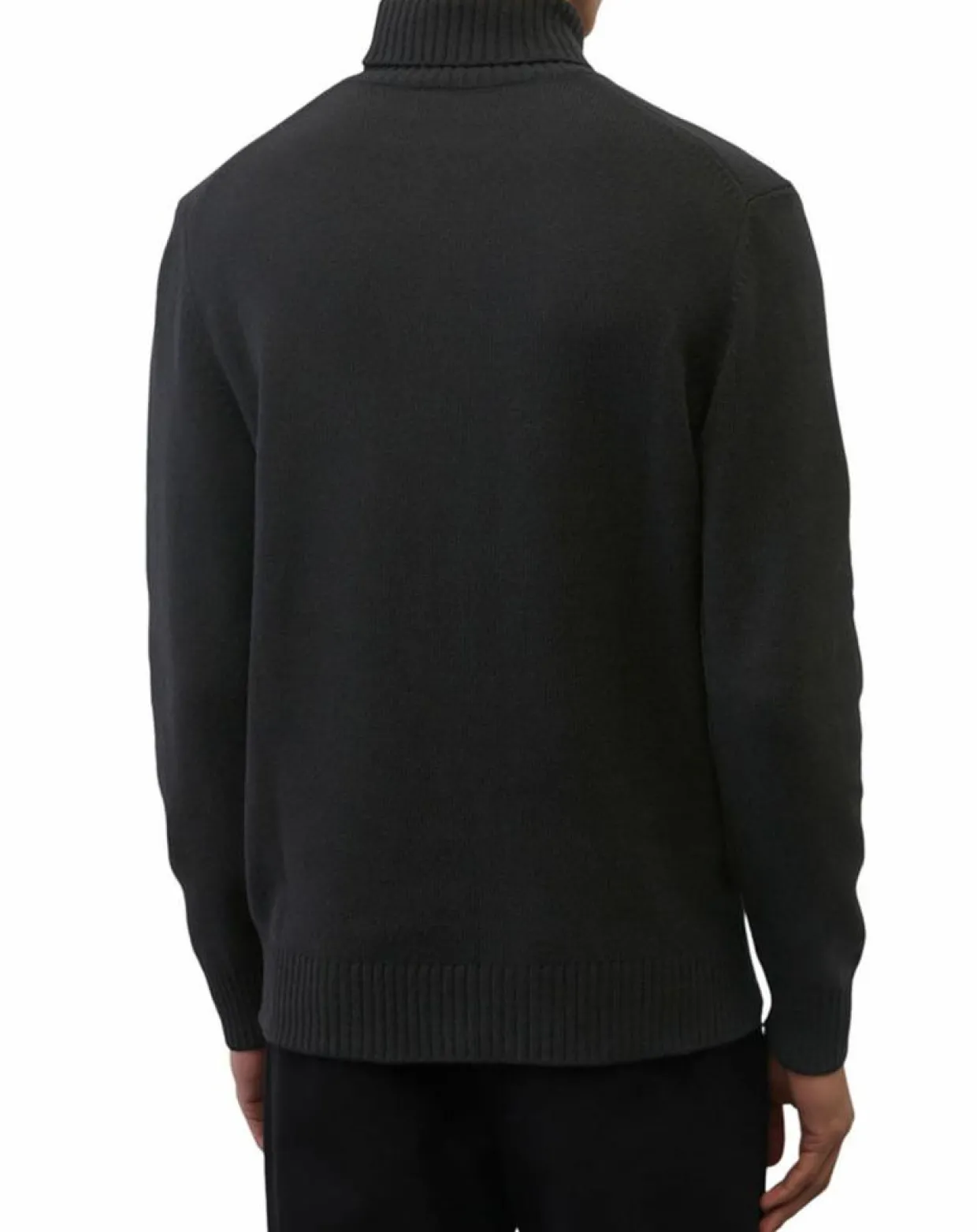 Homme Marc O'Polo Pulls^Pull en Laine d'Agneau mélangée noir