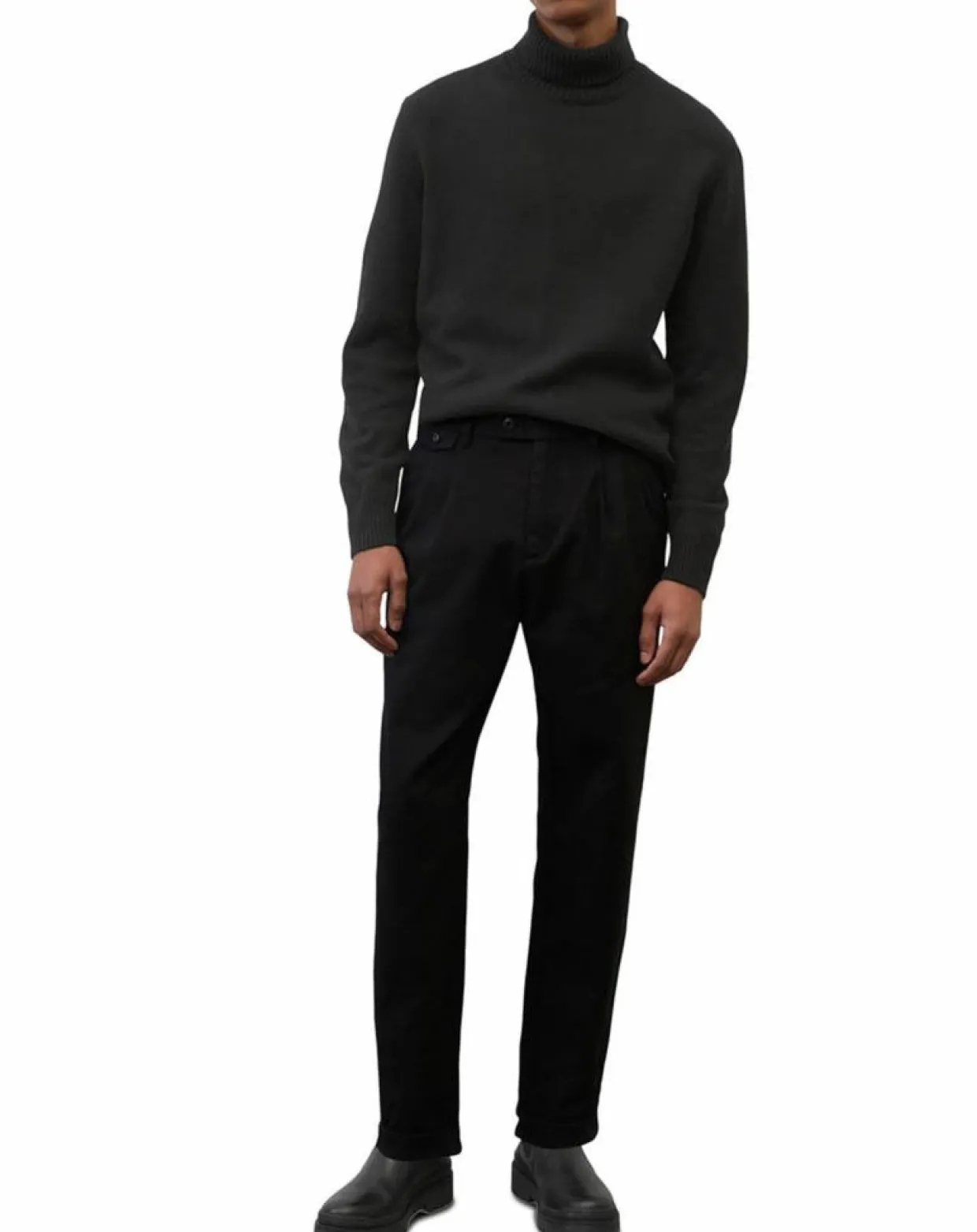 Homme Marc O'Polo Pulls^Pull en Laine d'Agneau mélangée noir