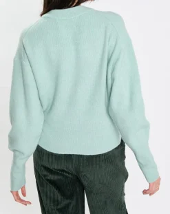 Pull en Laine mélangée & Alpaga bleu clair-Marc O'Polo Outlet