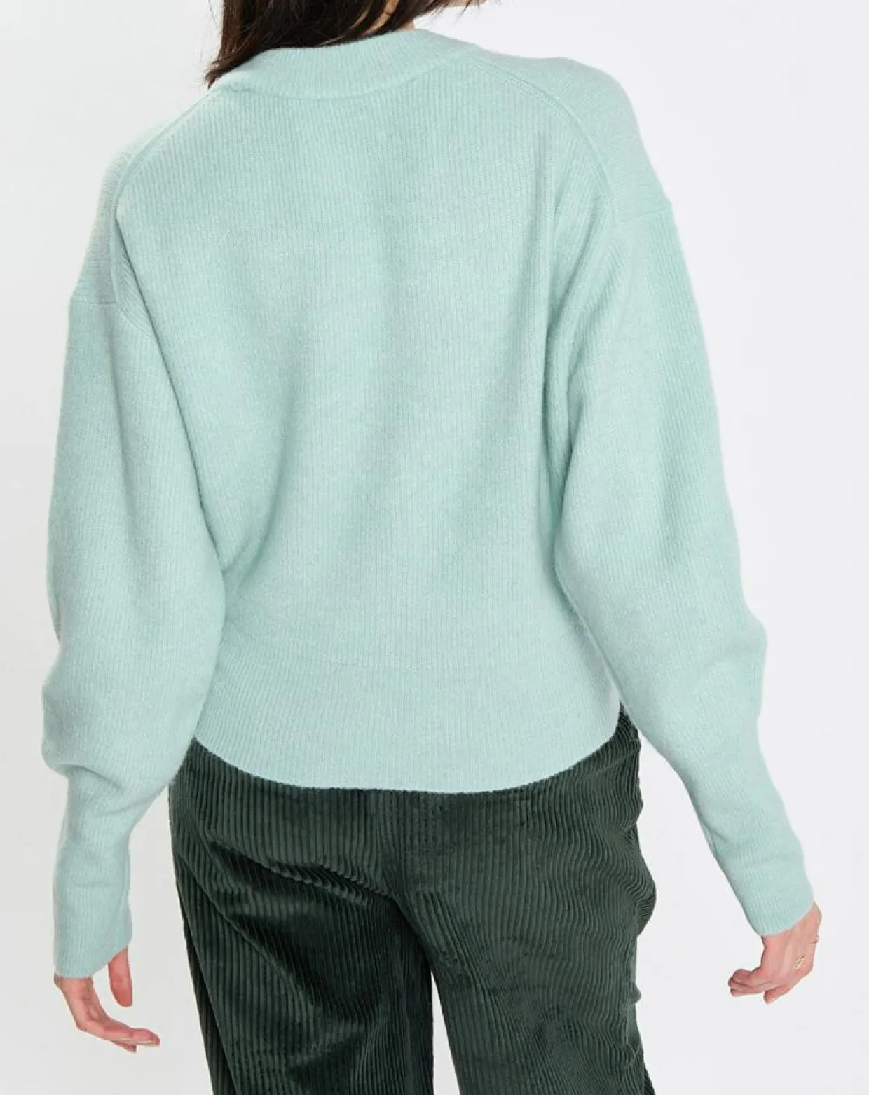 Pull en Laine mélangée & Alpaga bleu clair-Marc O'Polo Outlet