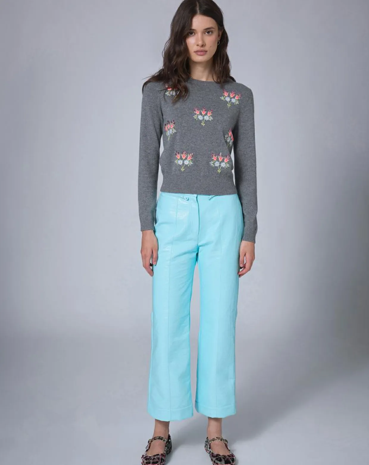 Pull en Laine mélangée BCBG gris-Manoush Sale