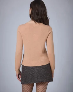Pull en Laine mélangée BCBG camel-Manoush Online