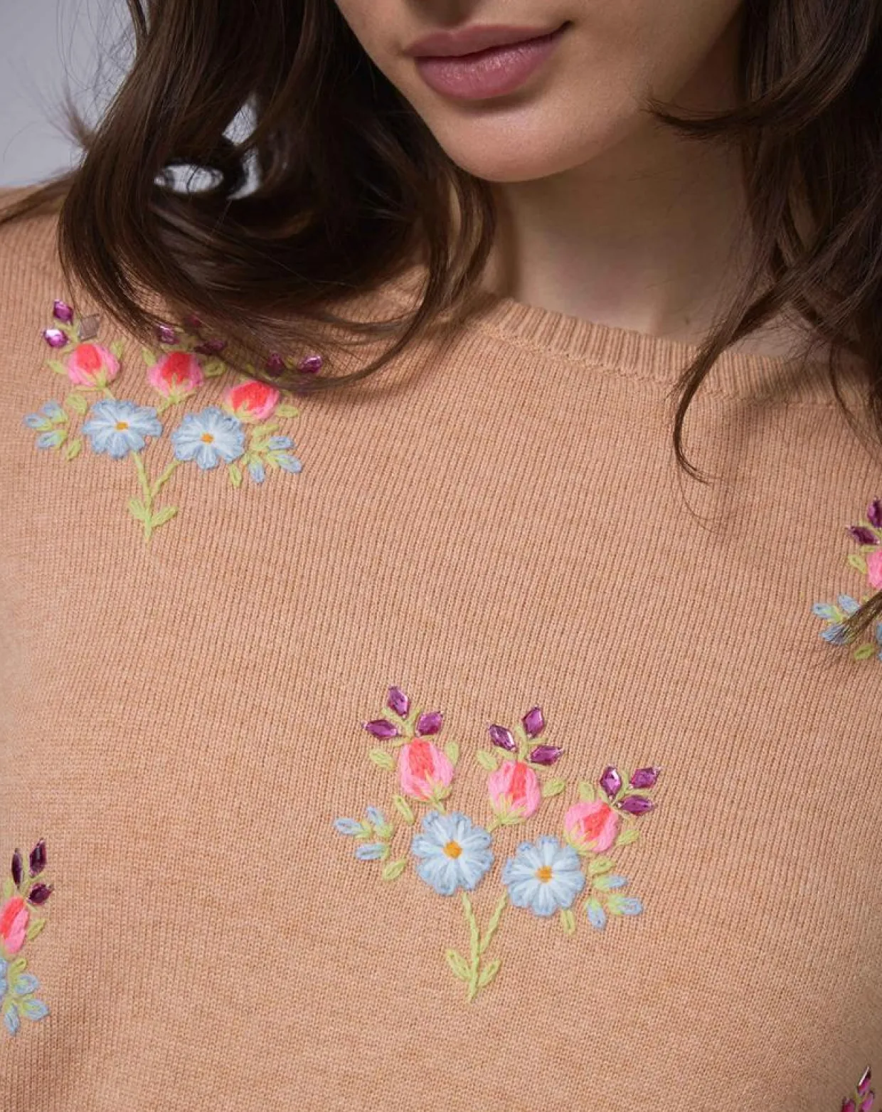 Pull en Laine mélangée BCBG camel-Manoush Online