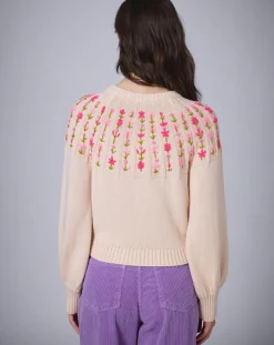 Femme Manoush Pulls^Pull en Laine mélangée Claudine nude