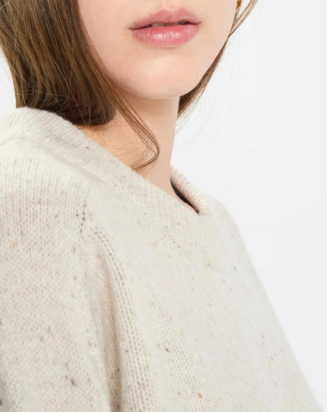 Femme Marc O'Polo Pulls^Pull en Laine mélangée écru