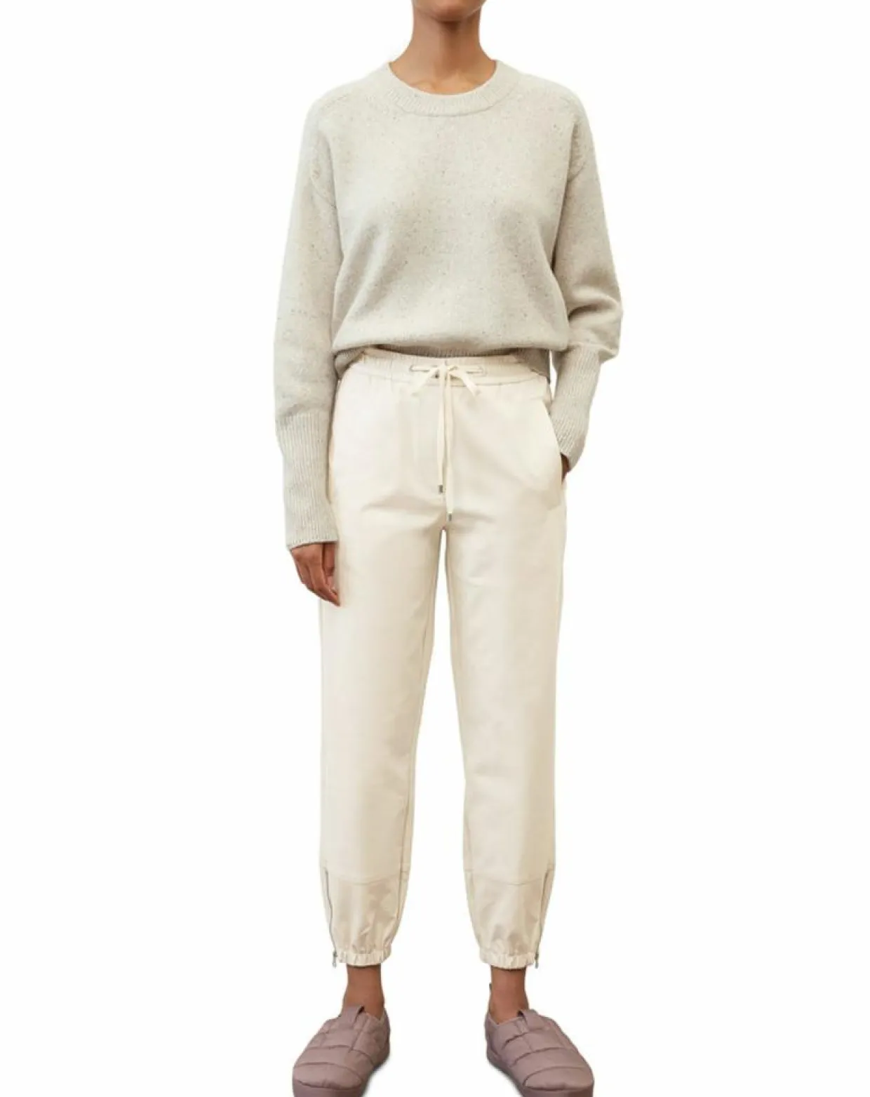 Femme Marc O'Polo Pulls^Pull en Laine mélangée écru