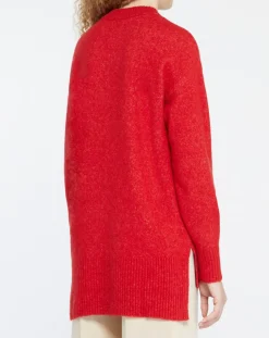Pull en Laine mélangée Danae rouge-Yerse New