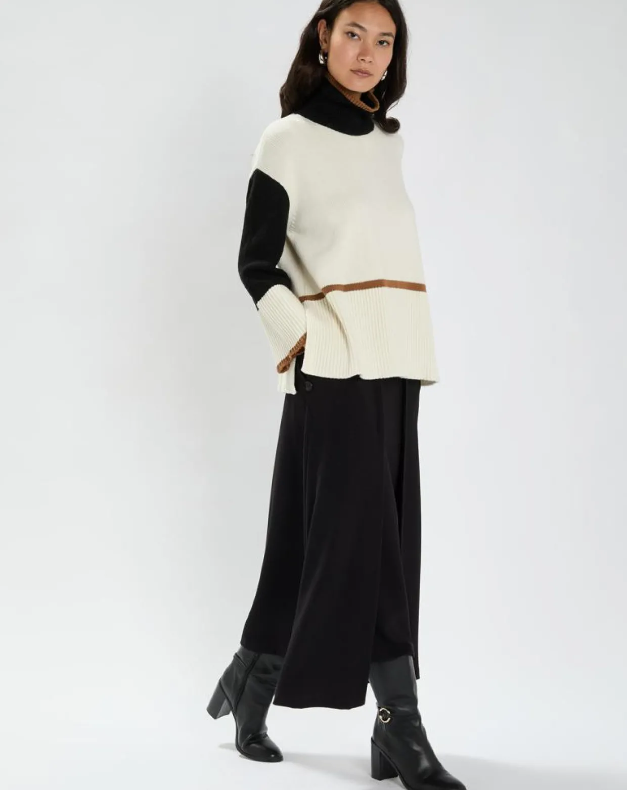 Pull en Laine mélangée Doll crème-Lauren Vidal