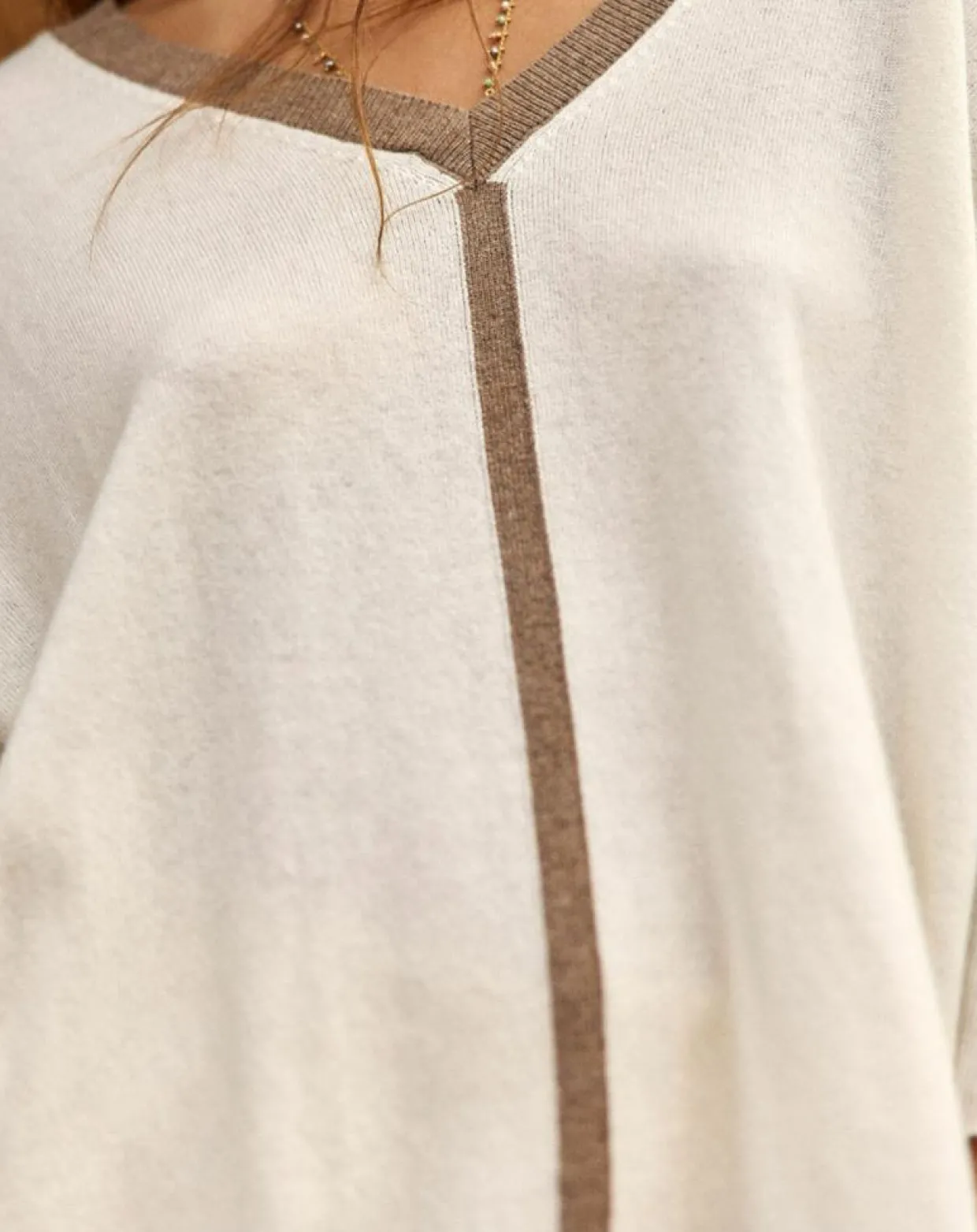 Pull en Laine mélangée Kelya écru-Lauren Vidal New