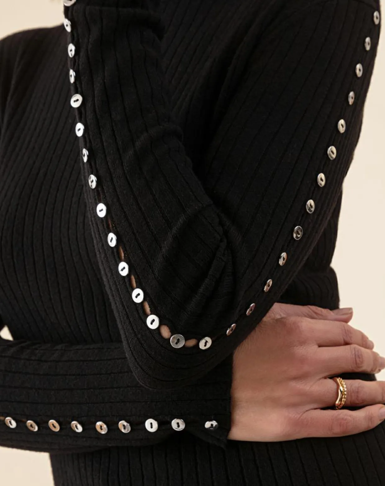 Femme Indies Pulls^Pull en Laine mélangée Kris noir