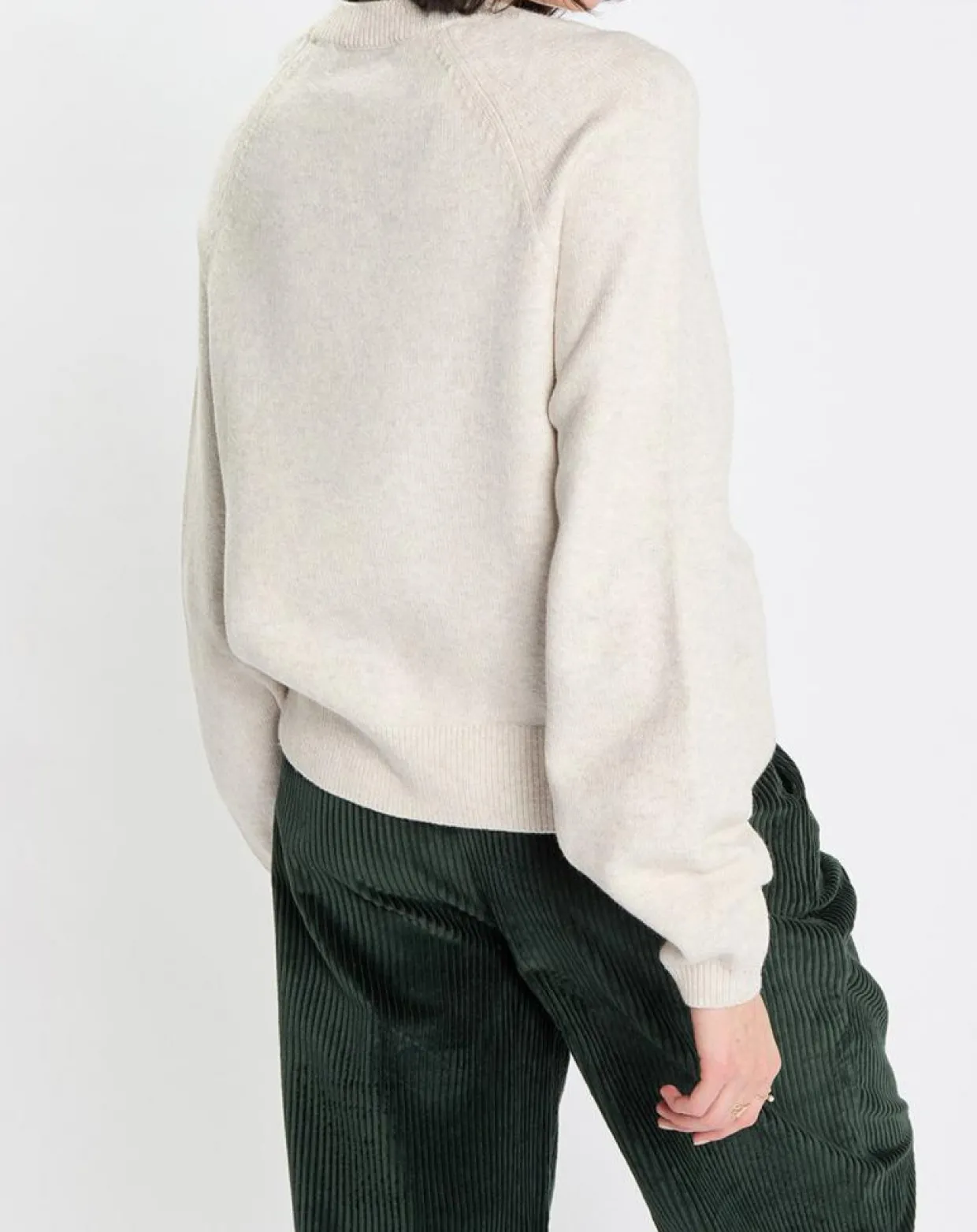 Femme Marc O'Polo Pulls^Pull en Laine mélangée manches raglans écru