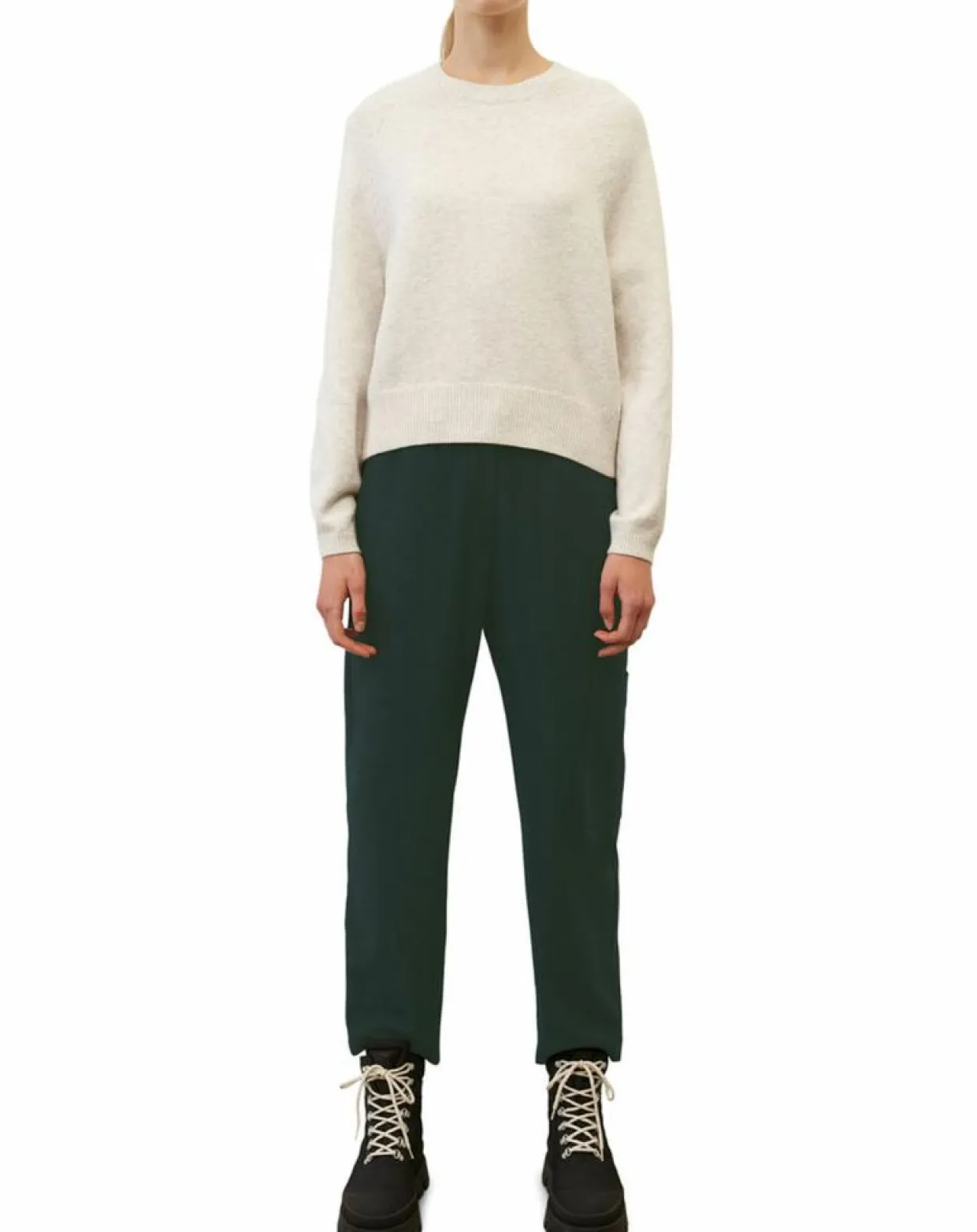 Femme Marc O'Polo Pulls^Pull en Laine mélangée manches raglans écru