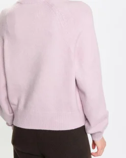 Femme Marc O'Polo Pulls^Pull en Laine mélangée manches raglans violet clair