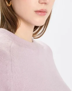 Femme Marc O'Polo Pulls^Pull en Laine mélangée manches raglans violet clair