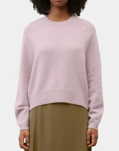 Femme Marc O'Polo Pulls^Pull en Laine mélangée manches raglans violet clair
