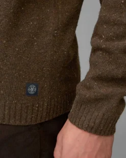 Homme Marc O'Polo Pulls^Pull en Laine mélangée marron