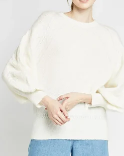 Femme Caroll Pulls^Pull en Laine mélangée Natalia écru