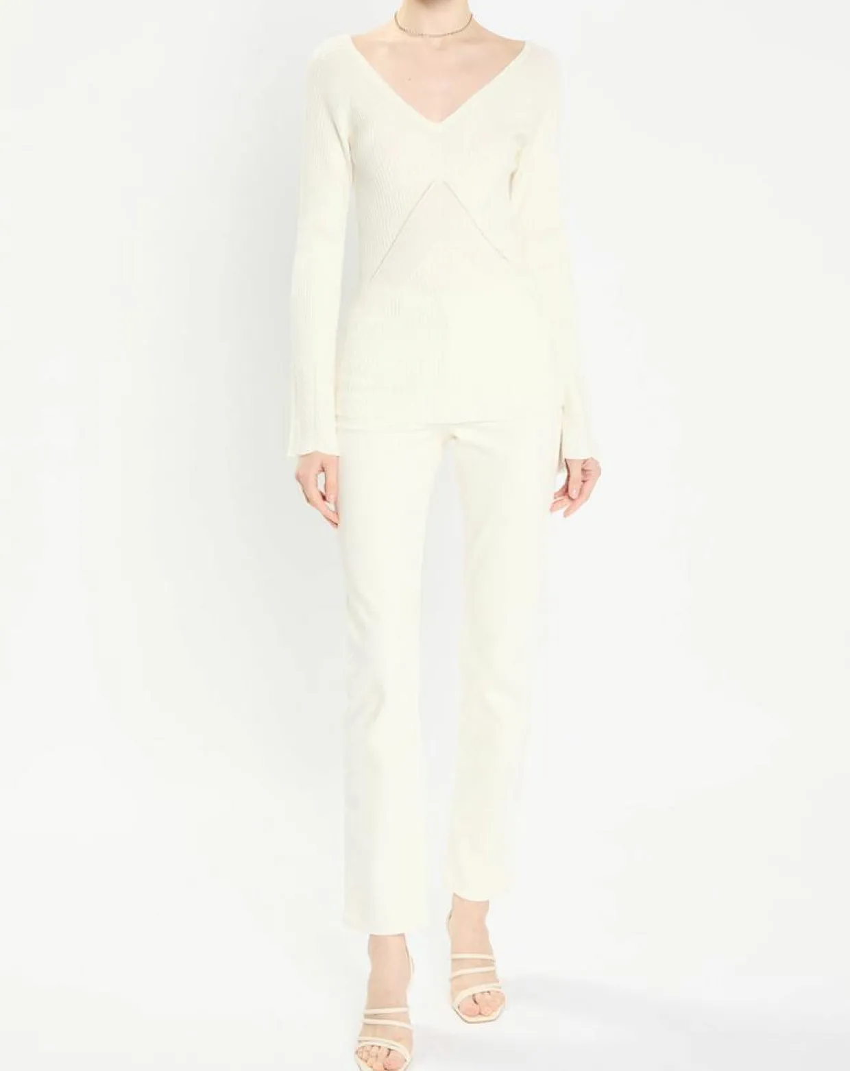 Pull en Laine mélangée Nelia écru-Zapa Online