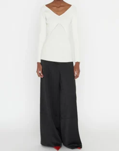 Pull en Laine mélangée Nelia écru-Zapa Online
