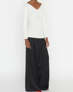 Pull en Laine mélangée Nelia écru-Zapa Online