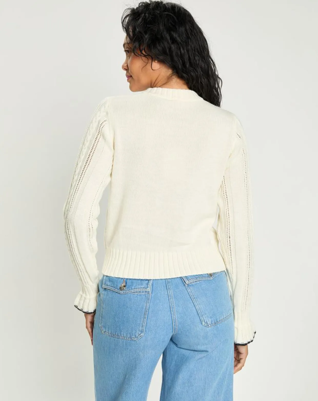 Femme Manoush Pulls^Pull en Laine mélangée Parure ecru