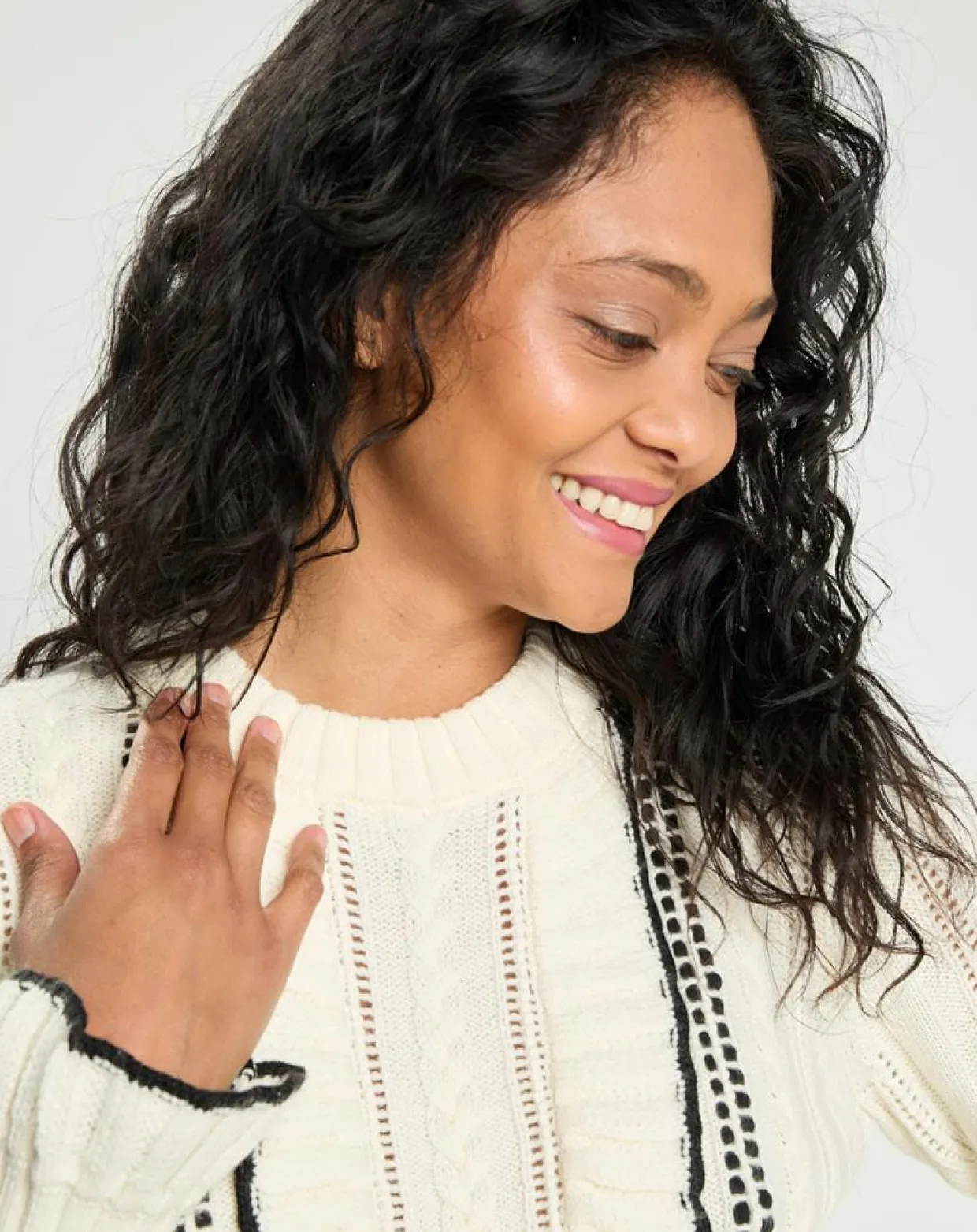 Femme Manoush Pulls^Pull en Laine mélangée Parure ecru
