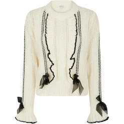 Femme Manoush Pulls^Pull en Laine mélangée Parure ecru