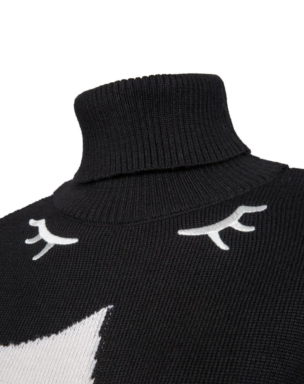 Pull en Laine mélangée Pauline Hd blanc/noir-Duvillard Sale