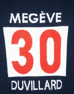 Pull en Laine mélangée Philip bleu foncé-Duvillard New