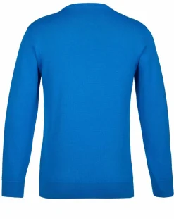 Pull en Laine mélangée Philip bleu chic-Duvillard Best