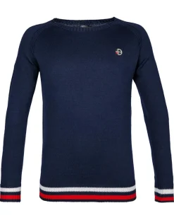 Pull en Laine mélangée Pierre bleu nuit-Duvillard Best