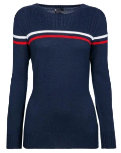 Pull en Laine mélangée Pomme bleu nuit-Duvillard Discount