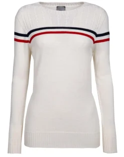 Femme Duvillard Pulls^Pull en Laine mélangée Pomme blanc